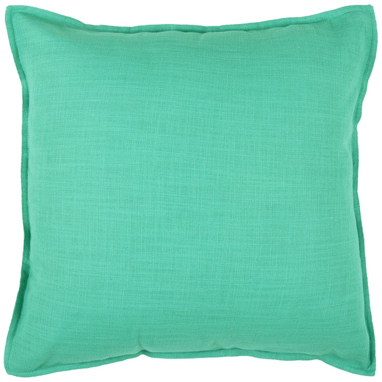 20" Aqua Cotton Throw Pillow-403109-1