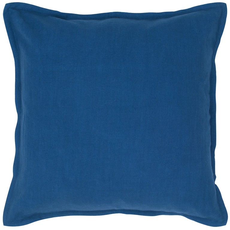 20" Blue Cotton Throw Pillow-403118-1