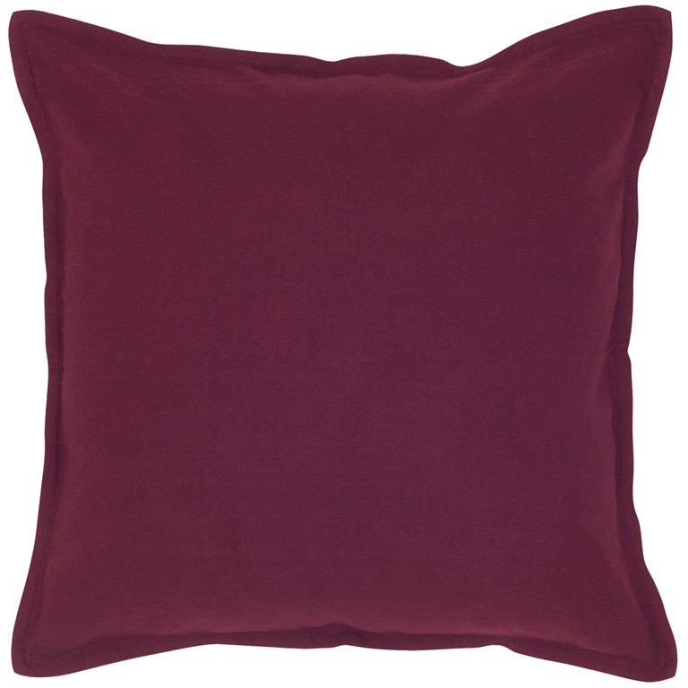 20" Merlot Cotton Throw Pillow