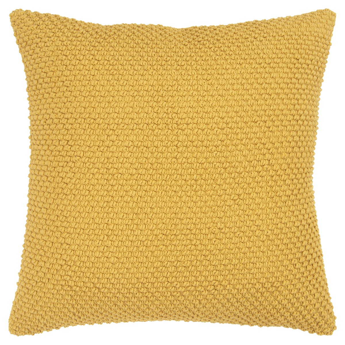 Yellow Nubby Textured Modern Throw Pillow-403130-1