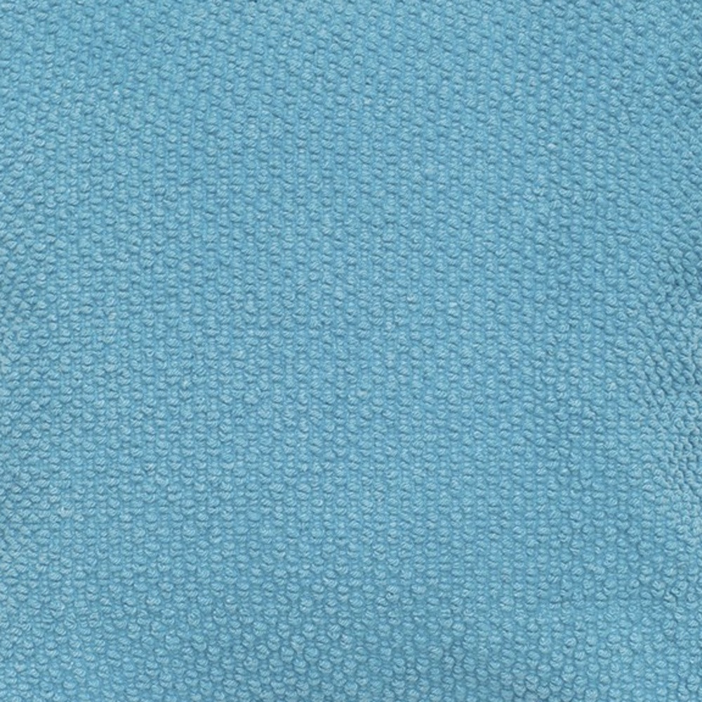 Blue Nubby Textured Modern Throw Pillow