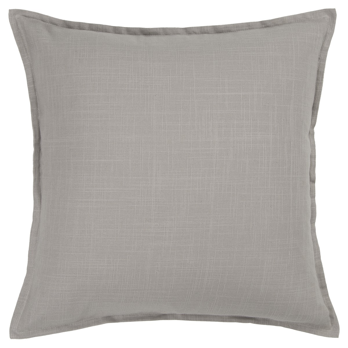 20" Gray Cotton Throw Pillow-403143-1