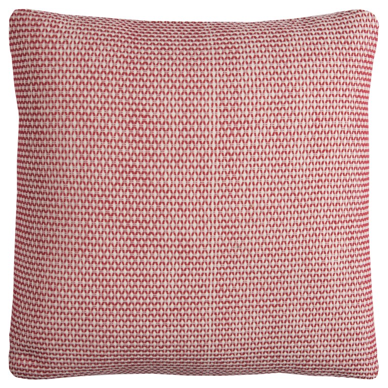 Red Ivory Scaled Diamond Pattern Throw Pillow-403240-1