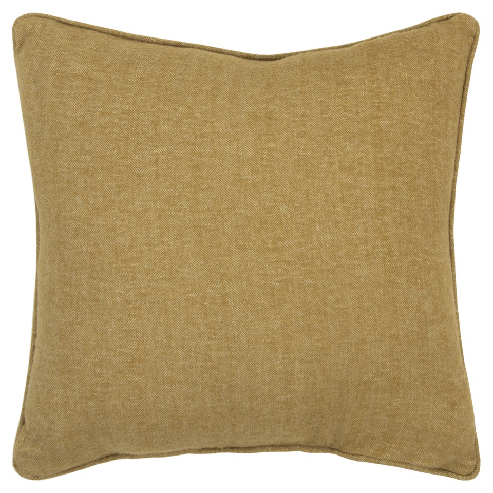 Gold Solid Classic Decorative Throw Pillow-403292-1