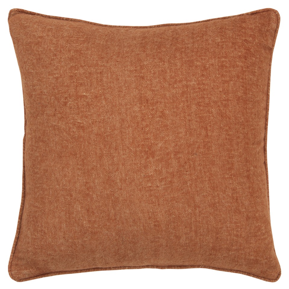 Orange Solid Classic Decorative Throw Pillow-403293-1