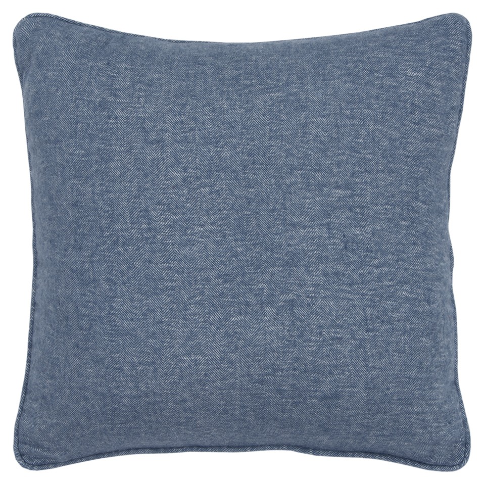 Blue Solid Classic Decorative Throw Pillow-403294-1