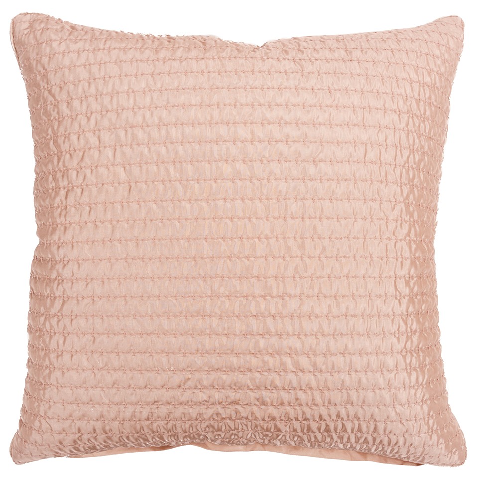 Blush Smooth Weaved Modern Throw Pillow-403370-1