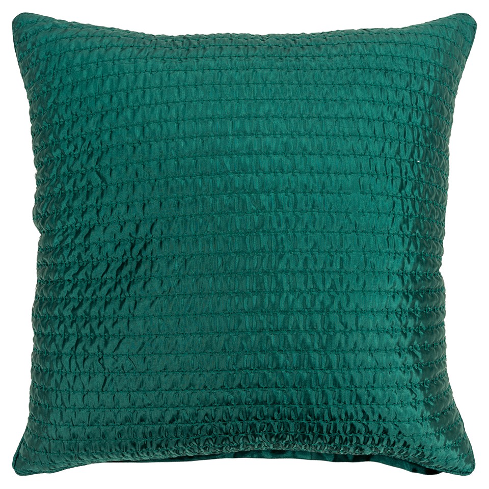 Teal Smooth Weaved Modern Throw Pillow-403373-1