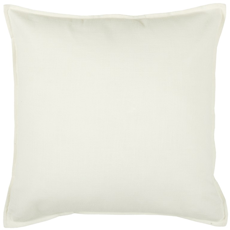 Ivory Solid Light Textured Modern Throw Pillow-403526-1