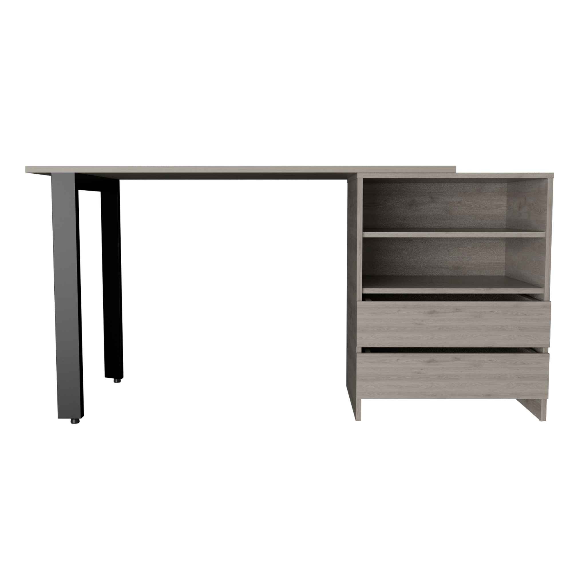 Light Gray Computer Desk