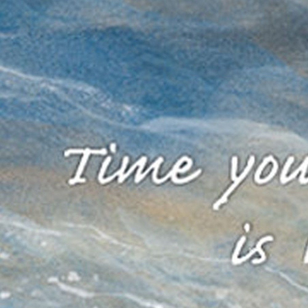 Time Wasted White Framed Print Wall Art