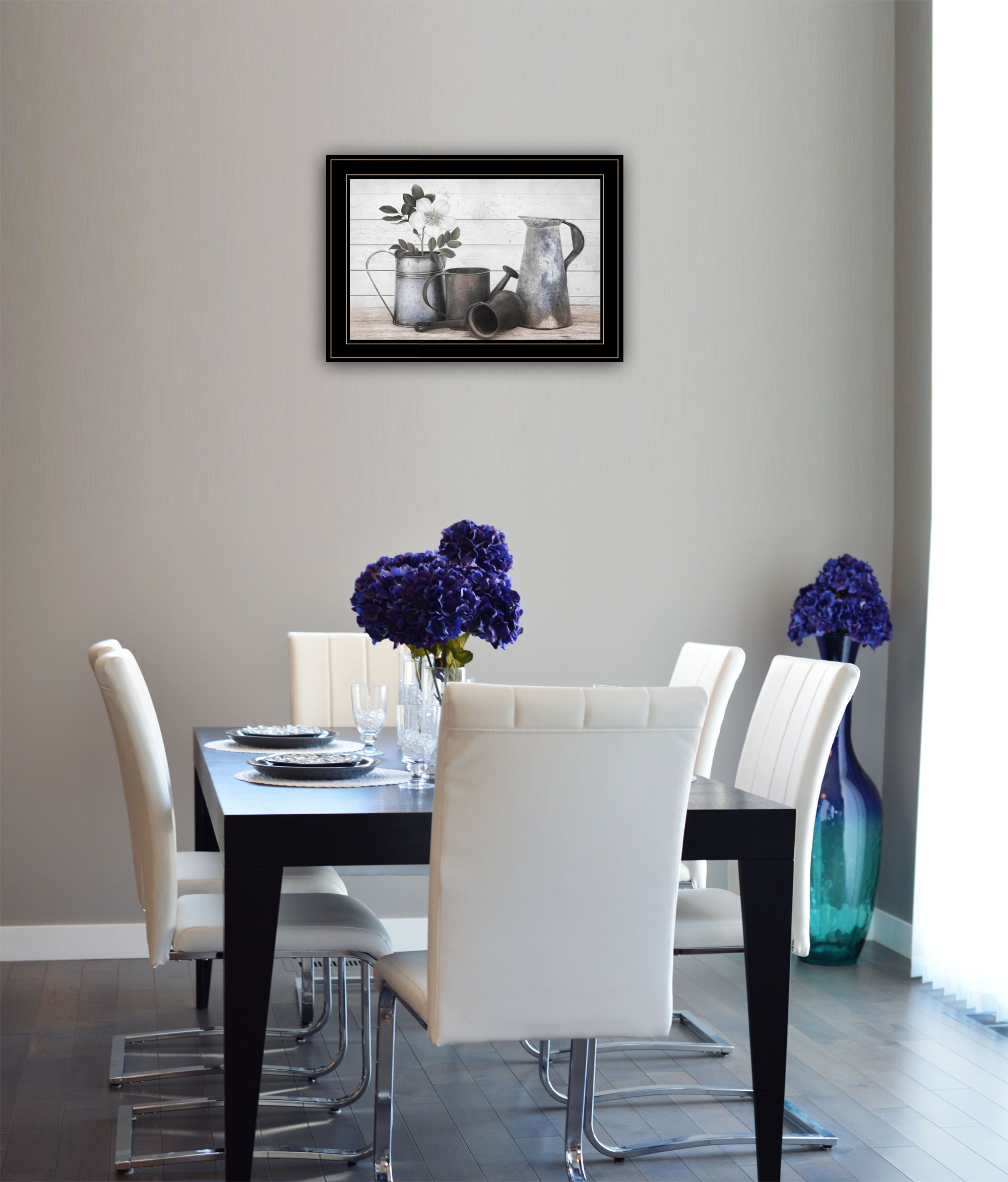 Floral Farmhouse Ii 2 Black Framed Print Wall Art