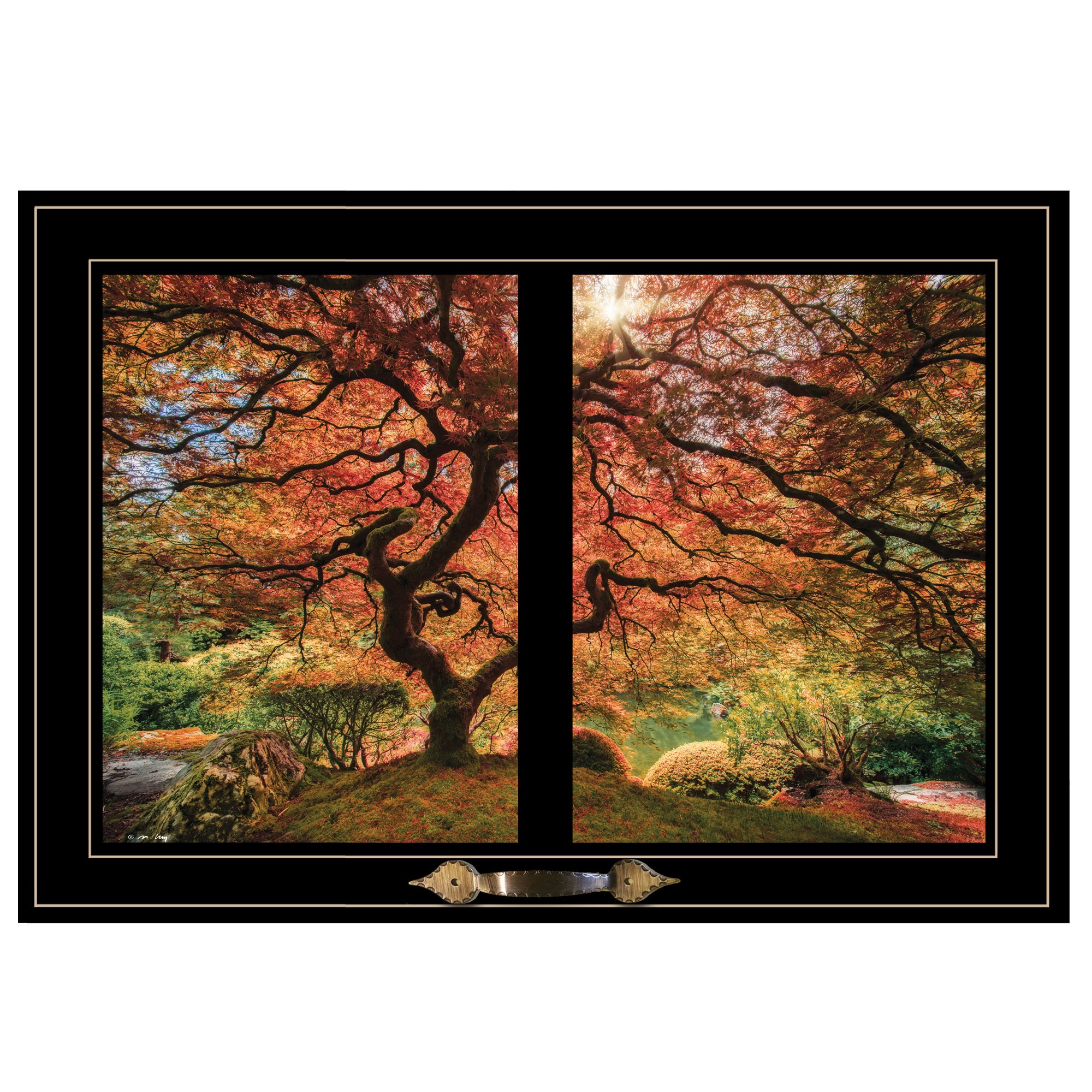 First Colors Of Fall I 4 Black Framed Print Wall Art