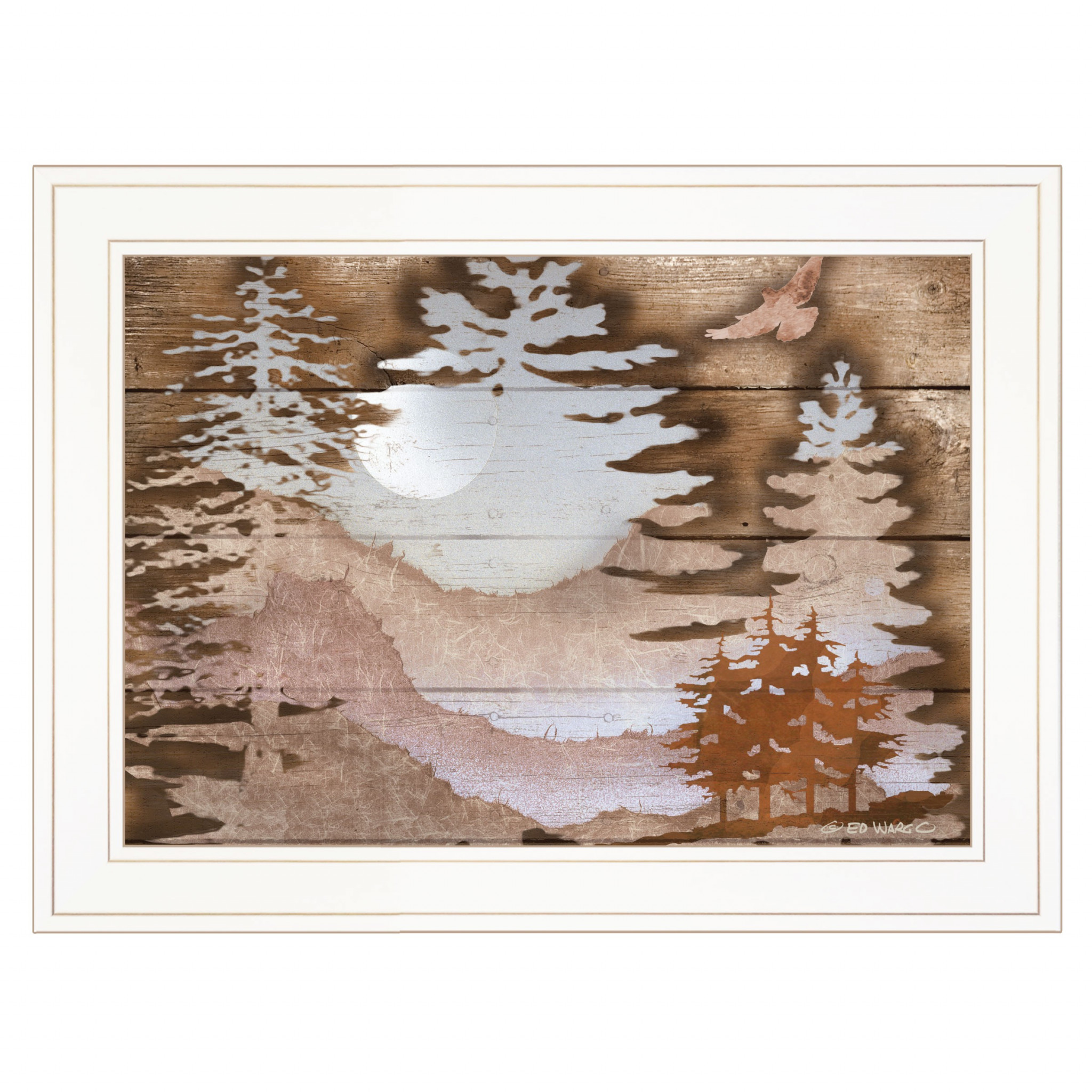 Great Outdoors Ii 2 White Framed Print Wall Art
