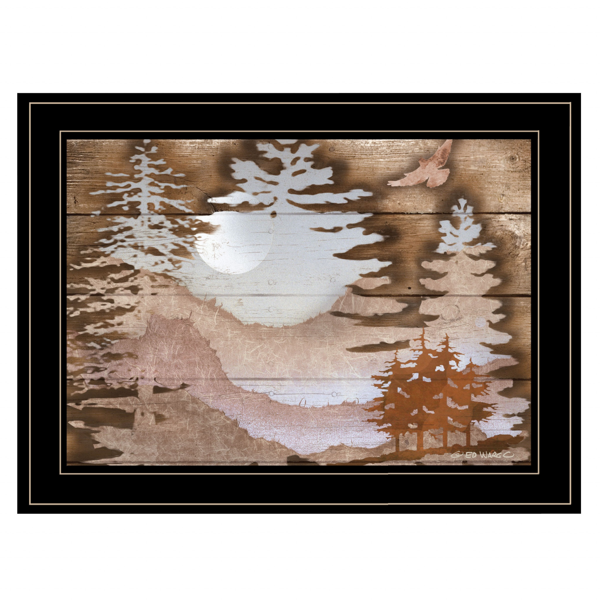 Great Outdoors Ii 3 Black Framed Print Wall Art