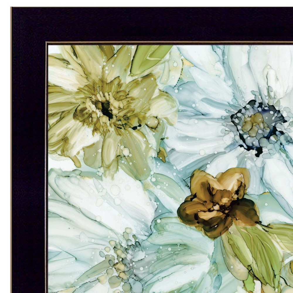 Set Of Two Sea glass 3 Black Framed Print Wall Art