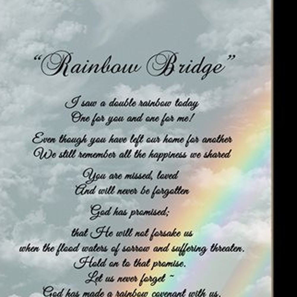 Rainbow Bridge Black Framed Print Wall Art