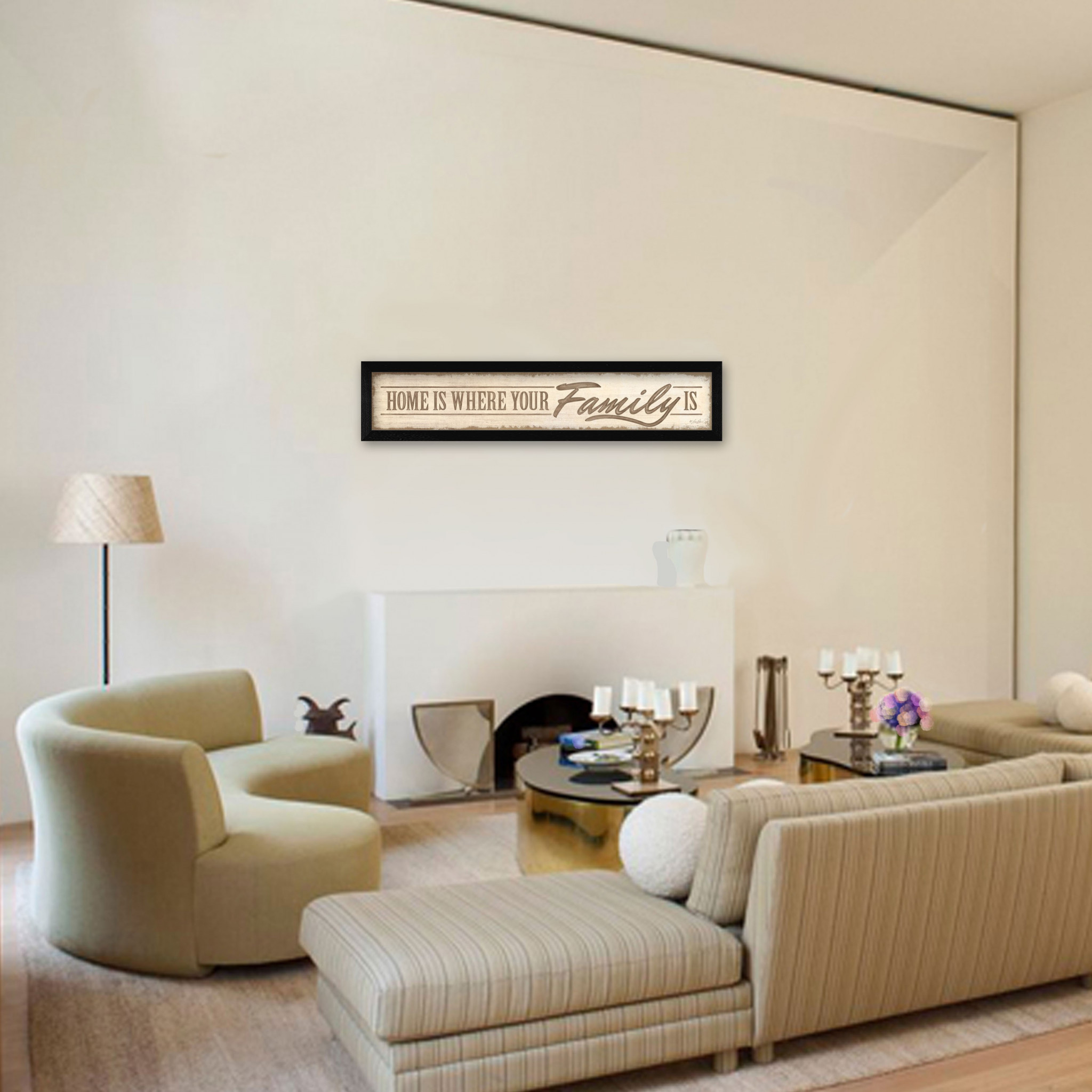 Home Is 2 Black Framed Print Wall Art