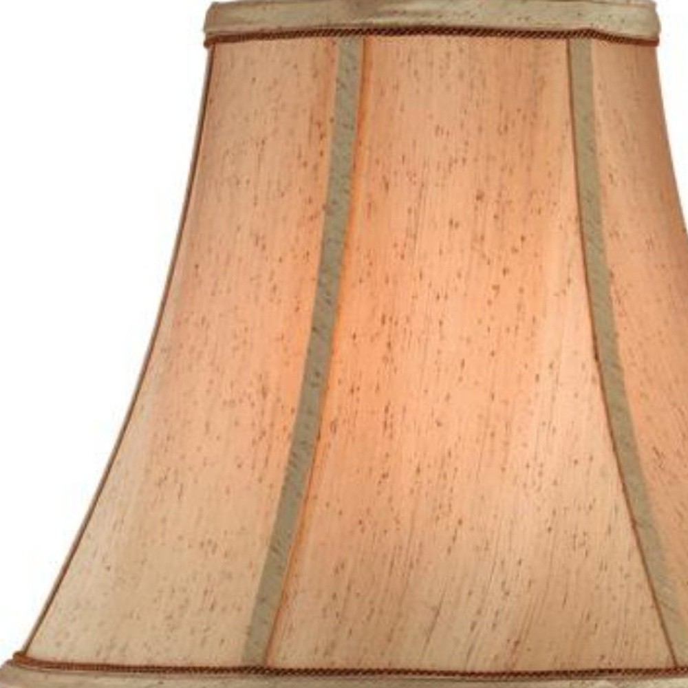 Antique Inspired Table Lamp with Linen Lamp Shade