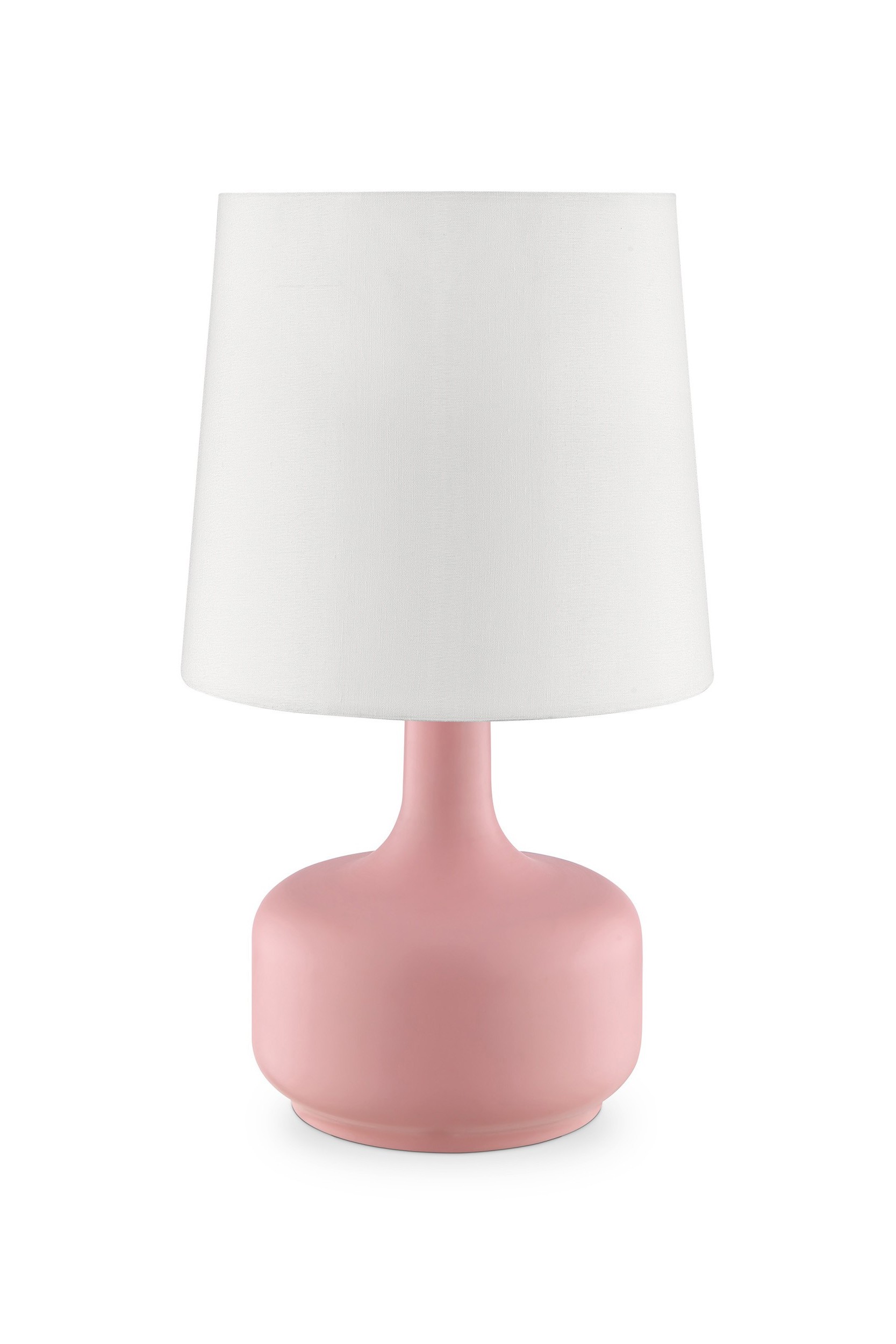 Modern Soft Pink Table Lamp with Touch Switch