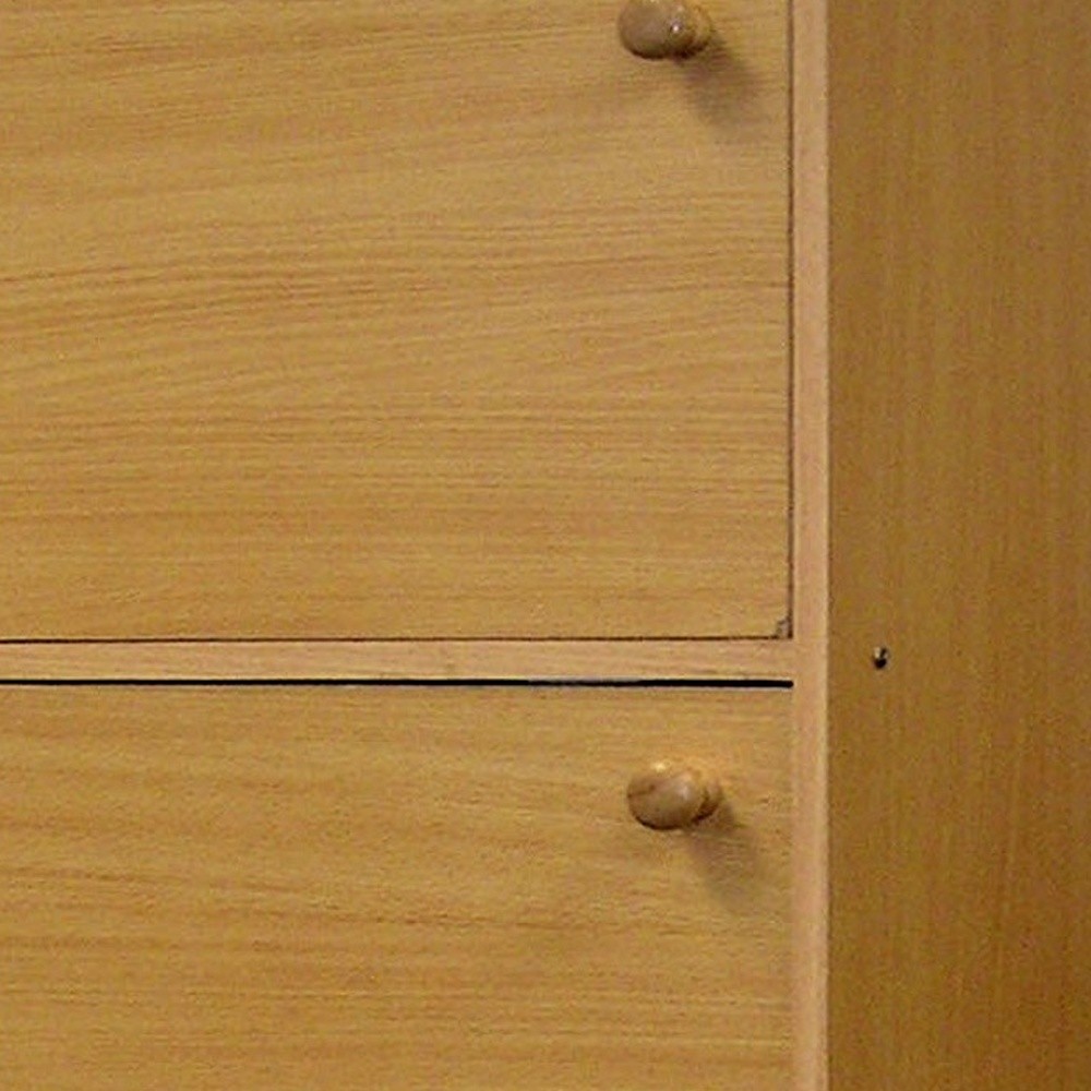 Standard Natural Four Door Verticle Book Shelf