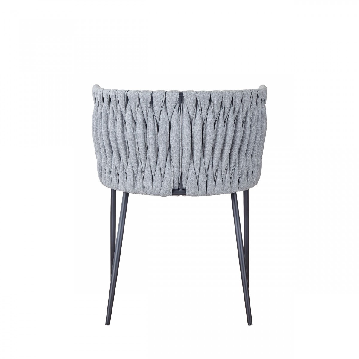 Light Gray Black Contemporary Dining Chair