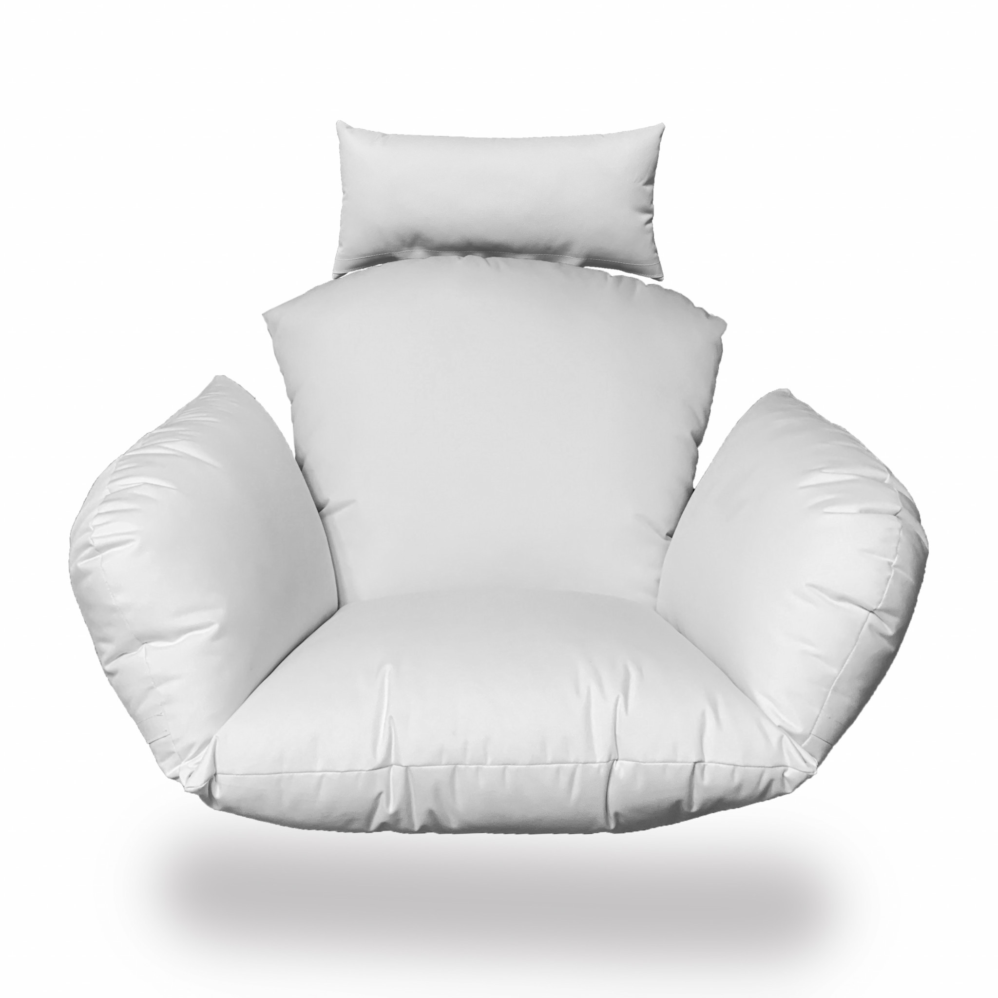 Primo White Indoor Outdoor Replacement Cushion for Egg Chair-472988-1