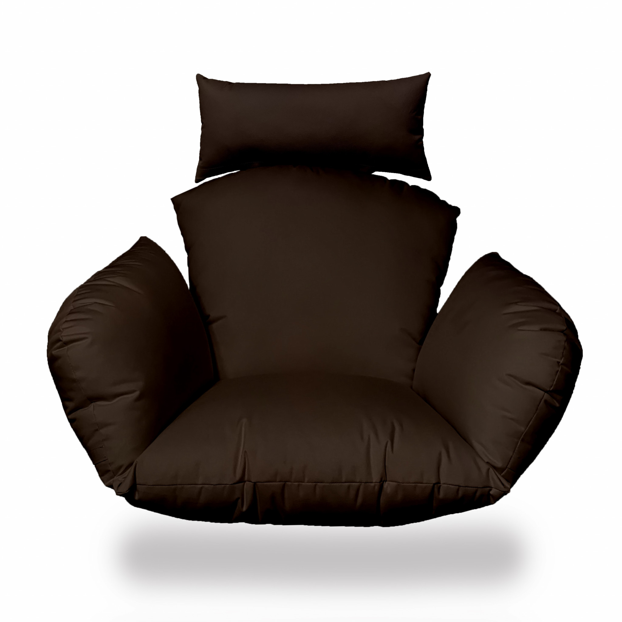 Primo Chocolate Brown Indoor Outdoor Replacement Cushion for Egg Chair-473001-1