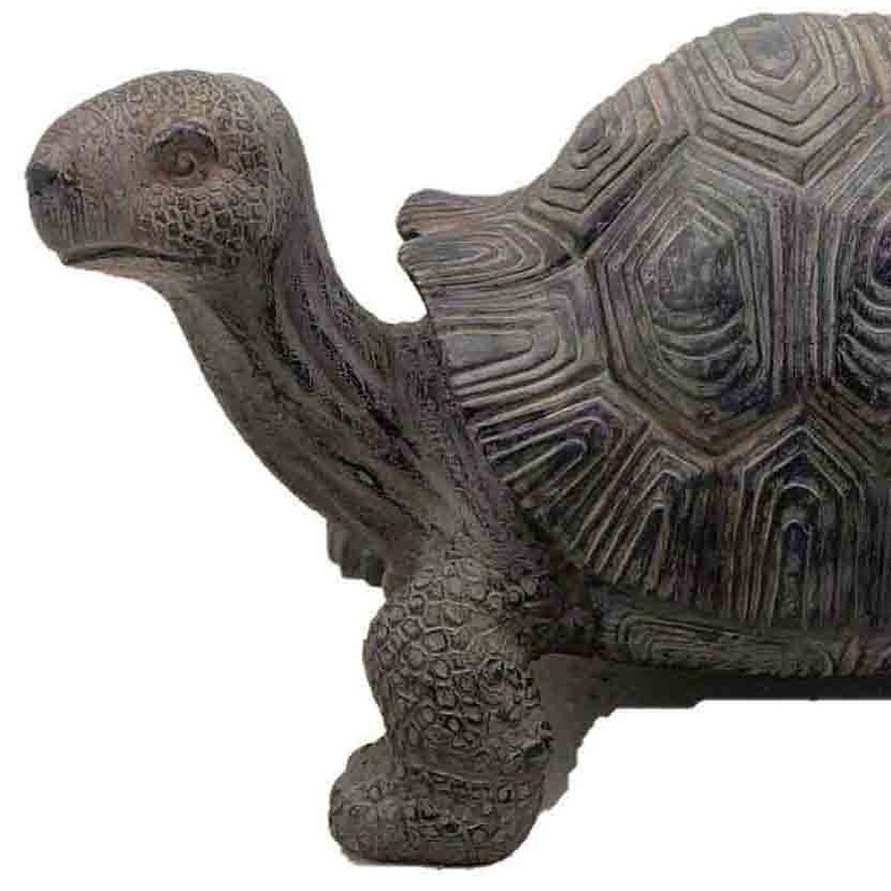 11" Dark Brown Tortoise Indoor Outdoor Statue