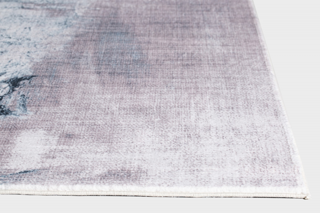 8" X 10" Sand Abstract Area Rug