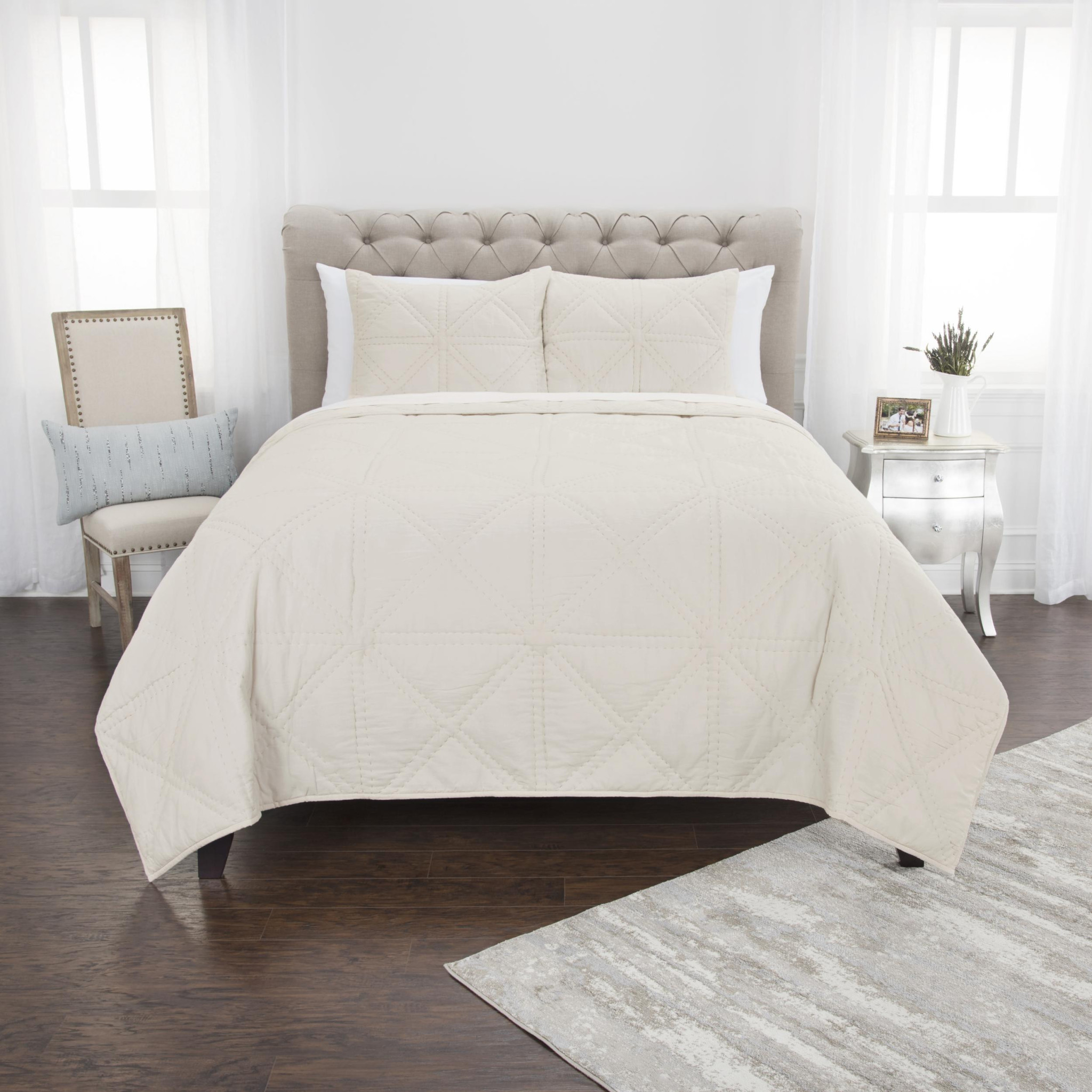 Natural Queen 100% Cotton 300 TC Machine Washable Comforter