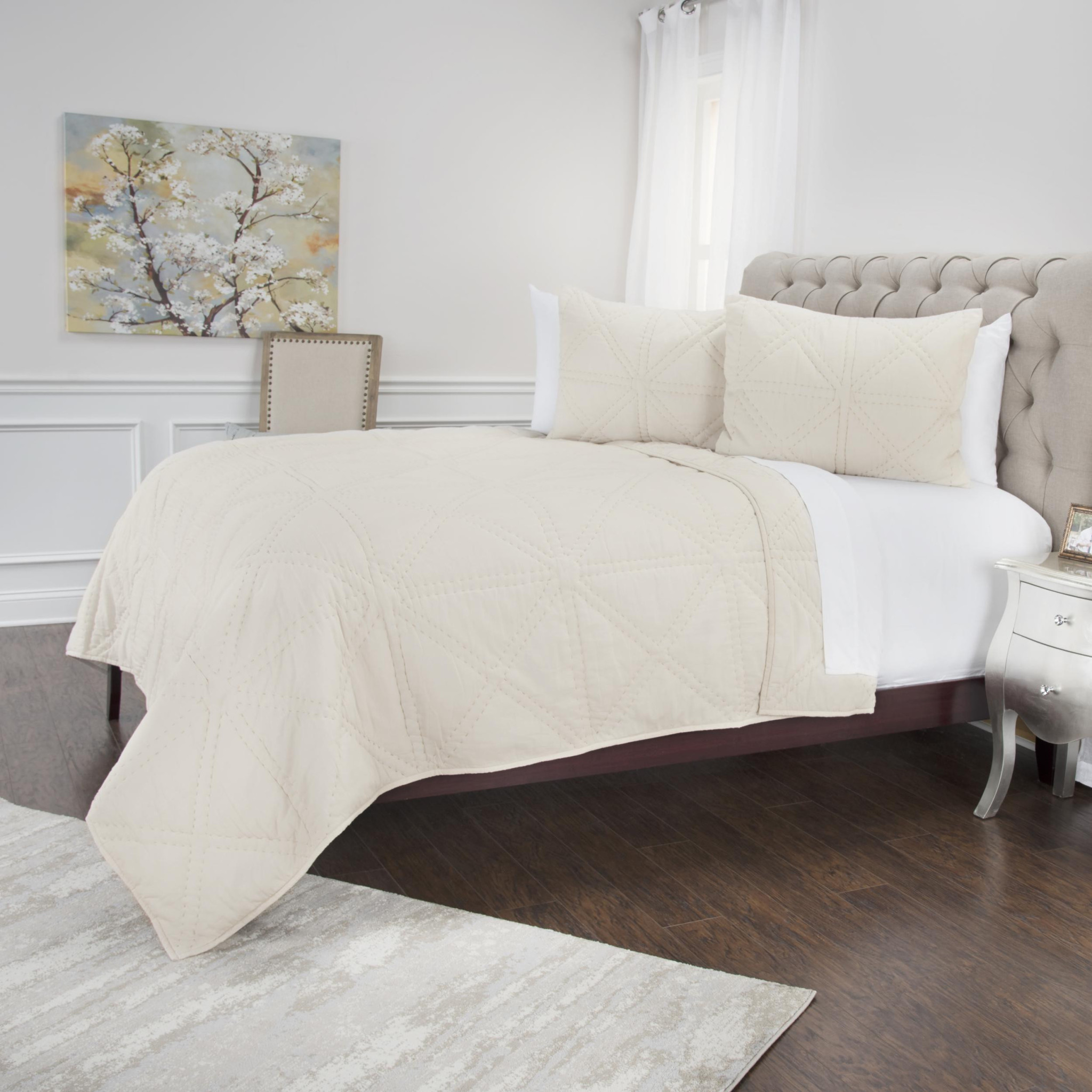 Natural Queen 100% Cotton 300 TC Machine Washable Comforter