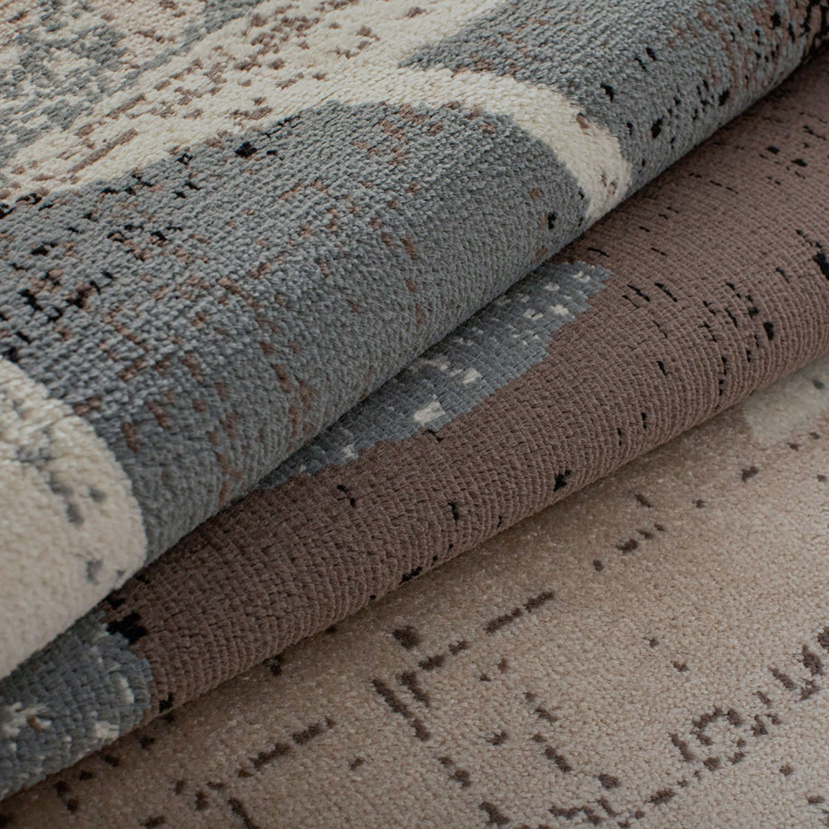 12" Beige And Gray Floral Power Loom Distressed Runner Rug