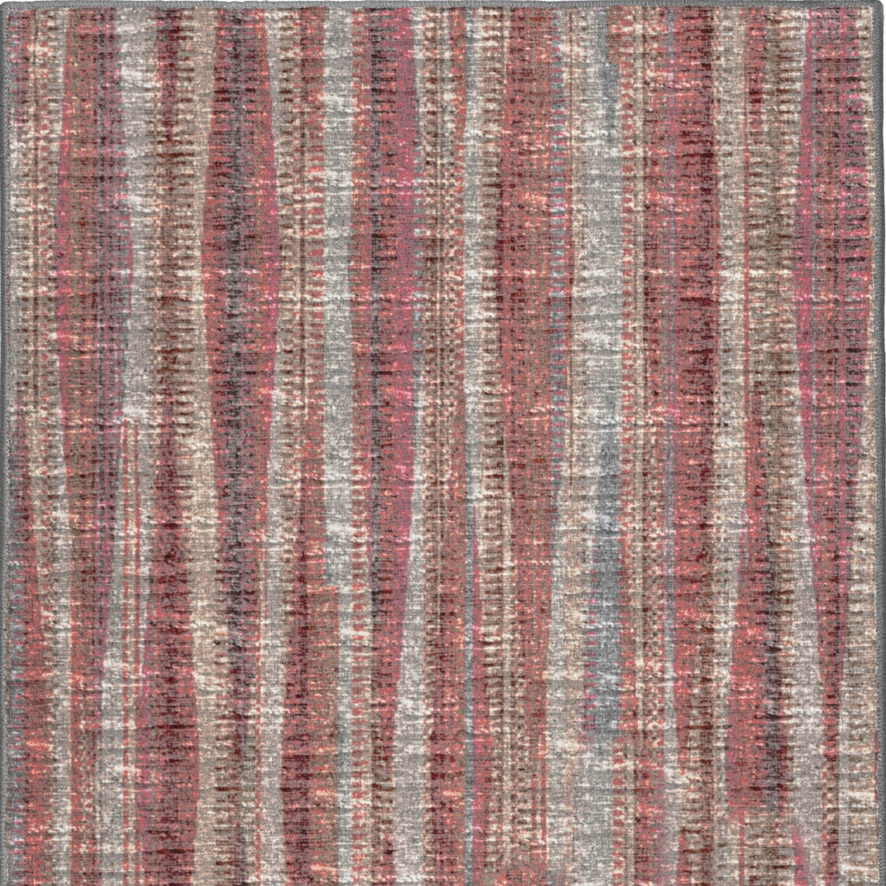 3" X 10" Pink Ombre Tufted Runner Rug