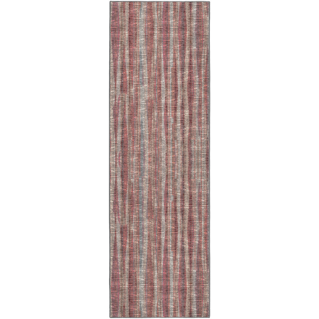 3" X 10" Pink Ombre Tufted Runner Rug