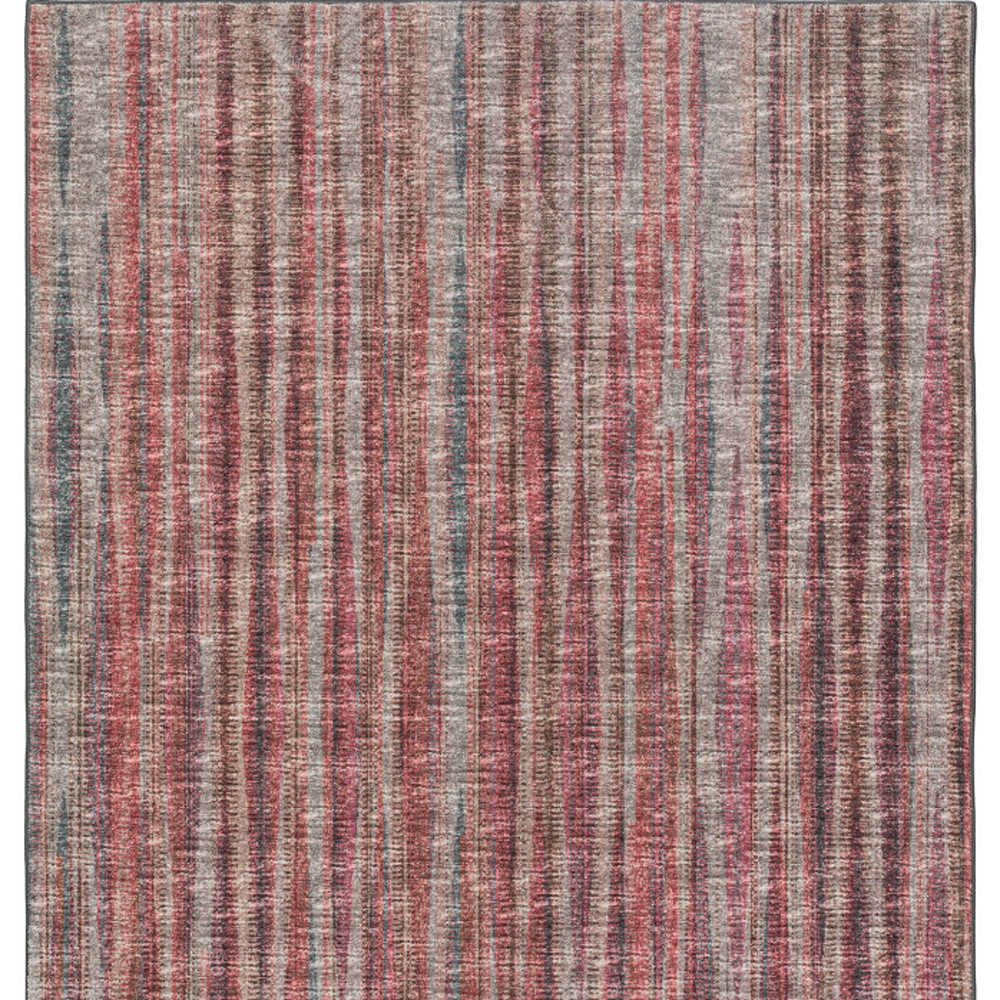 8" X 10" Pink Ombre Tufted Handmade Area Rug