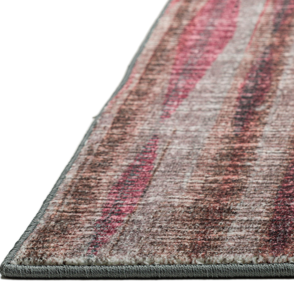 8" X 8" Pink Round Ombre Tufted Handmade Area Rug