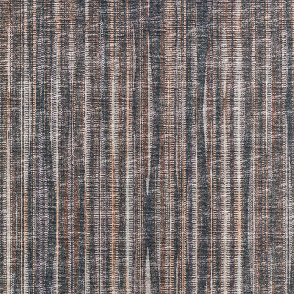 10" X 14" Brown Ombre Tufted Handmade Area Rug