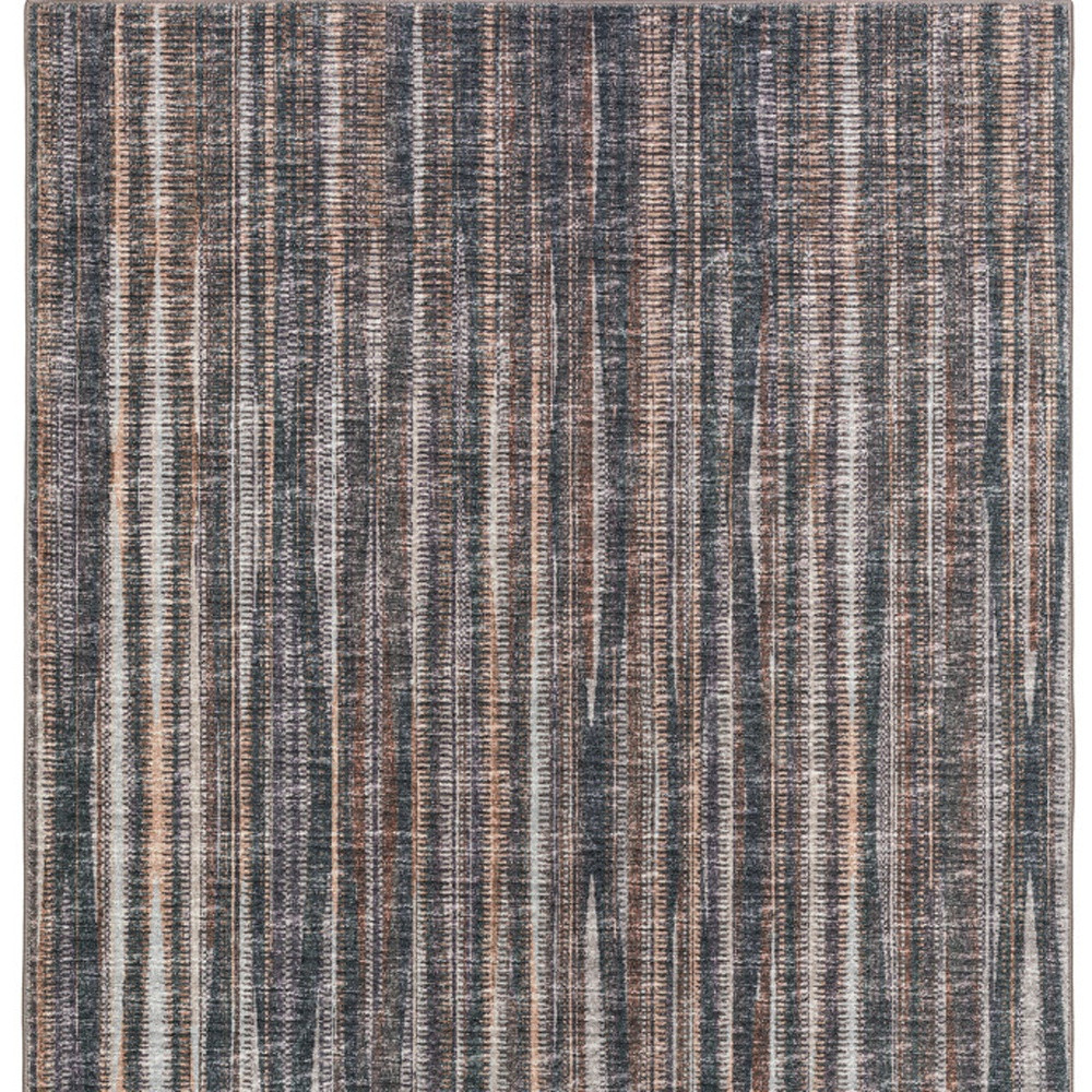 10" X 14" Brown Ombre Tufted Handmade Area Rug