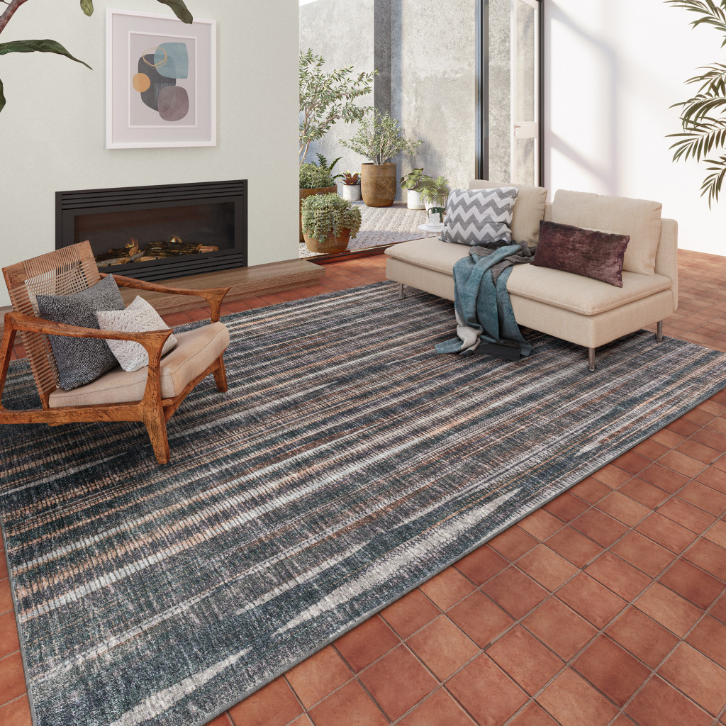 3 X 5 Brown Ombre Tufted Handmade Area Rug