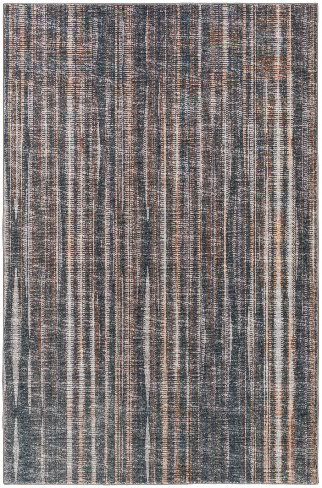 5" X 8" Brown Ombre Tufted Handmade Area Rug