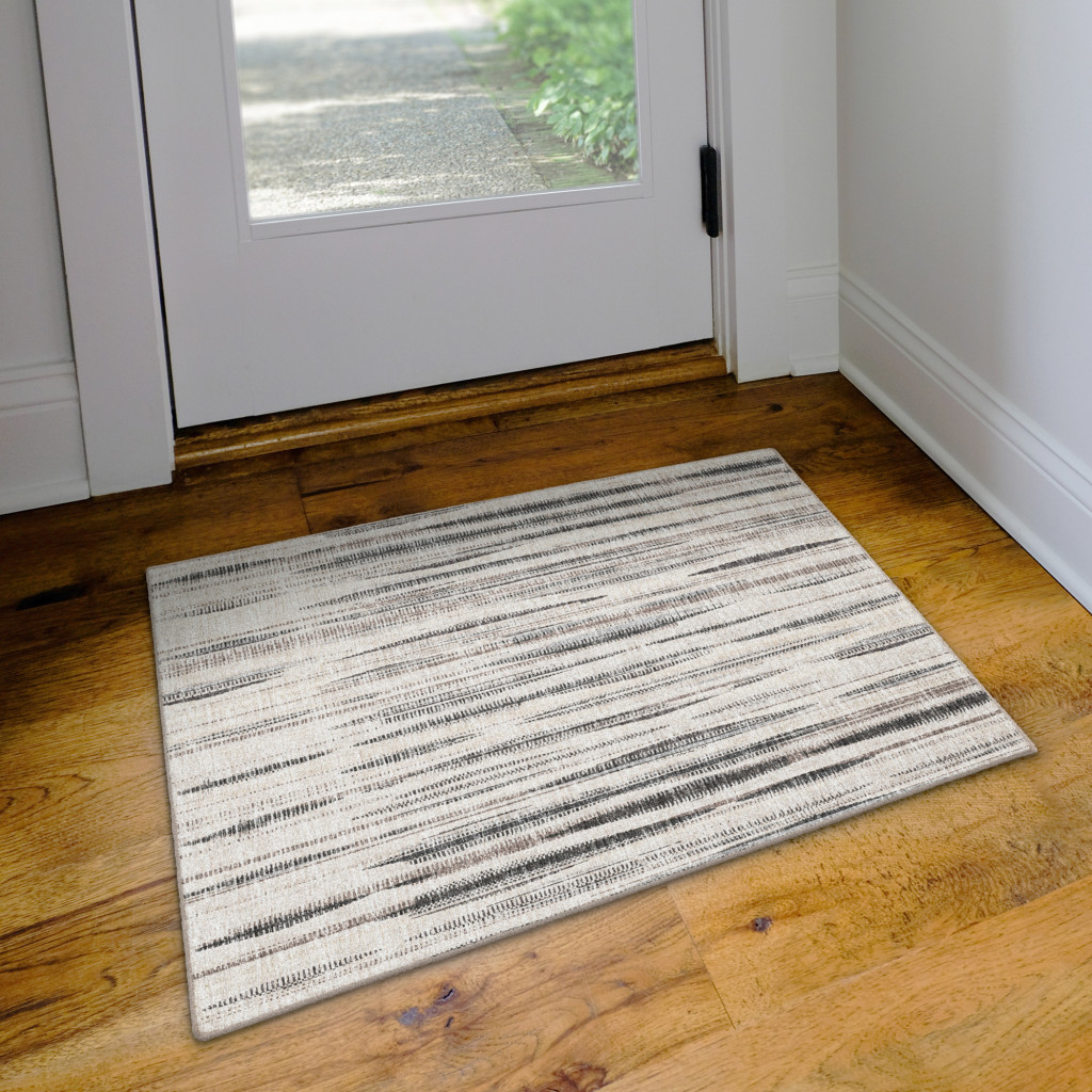 2 X 3 Ivory Ombre Tufted Handmade Area Rug