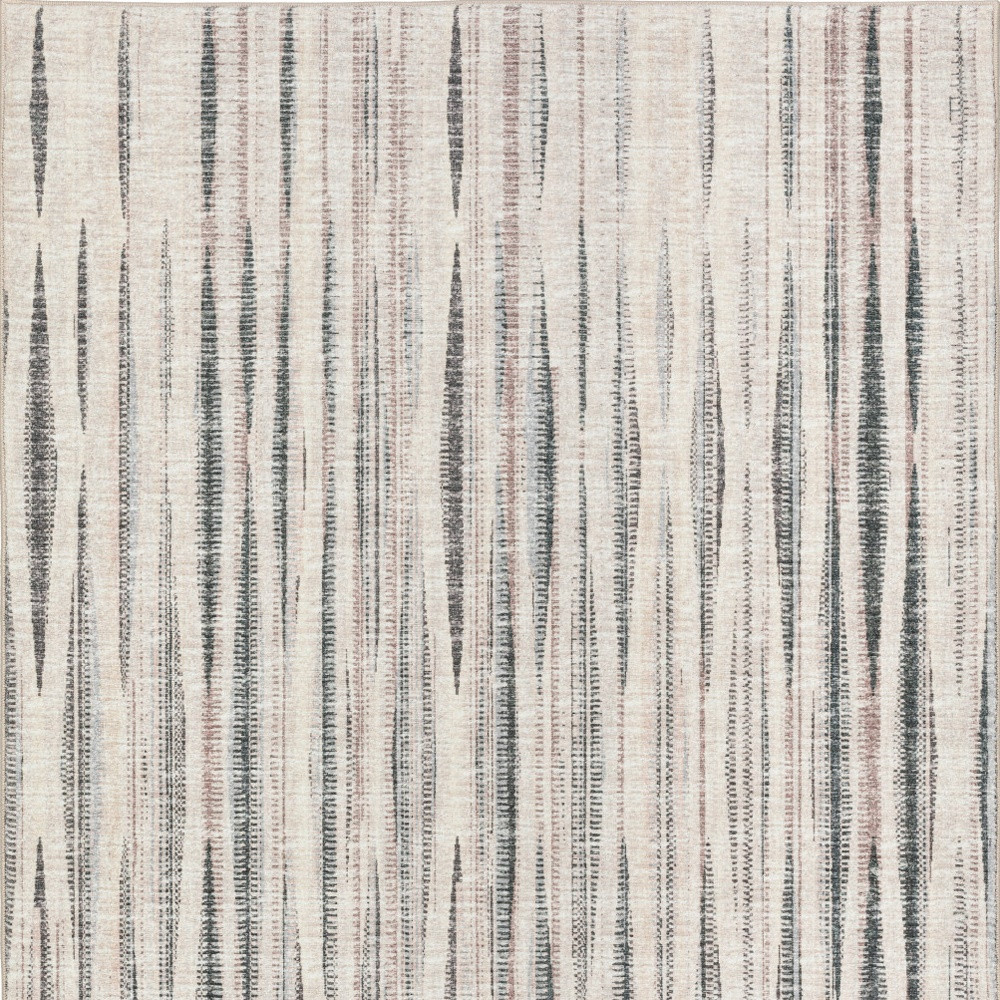 5" X 8" Ivory Ombre Tufted Handmade Area Rug