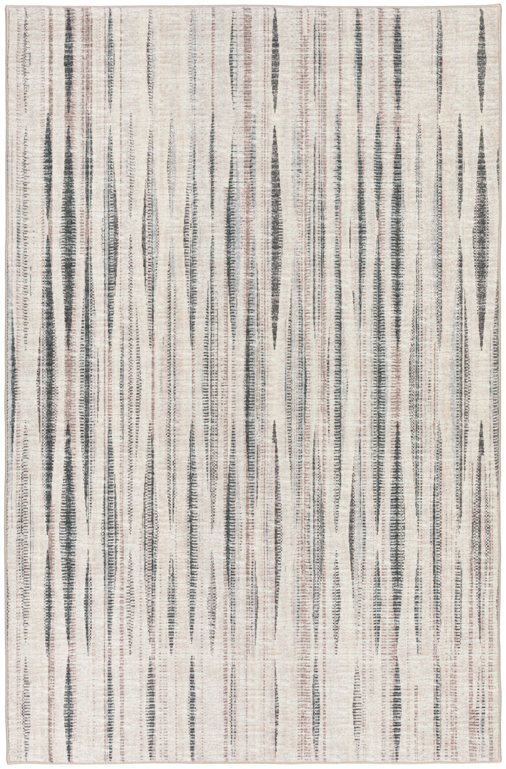 5" X 8" Ivory Ombre Tufted Handmade Area Rug