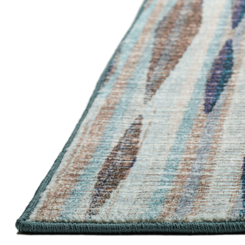 2" X 3" Blue Ombre Tufted Handmade Area Rug