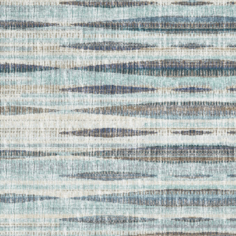 2" X 3" Blue Ombre Tufted Handmade Area Rug