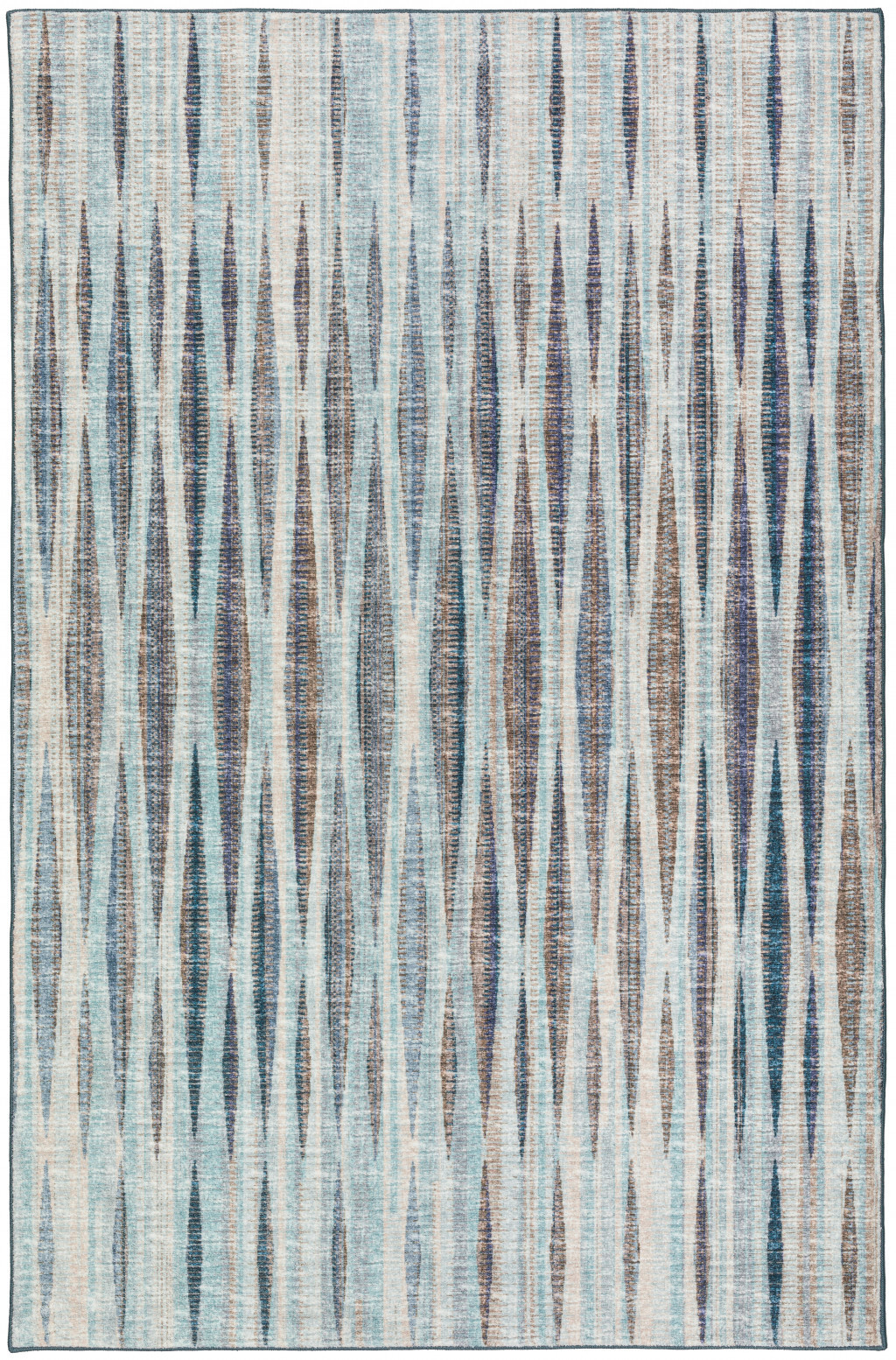 9" X 12" Blue Ombre Tufted Handmade Area Rug