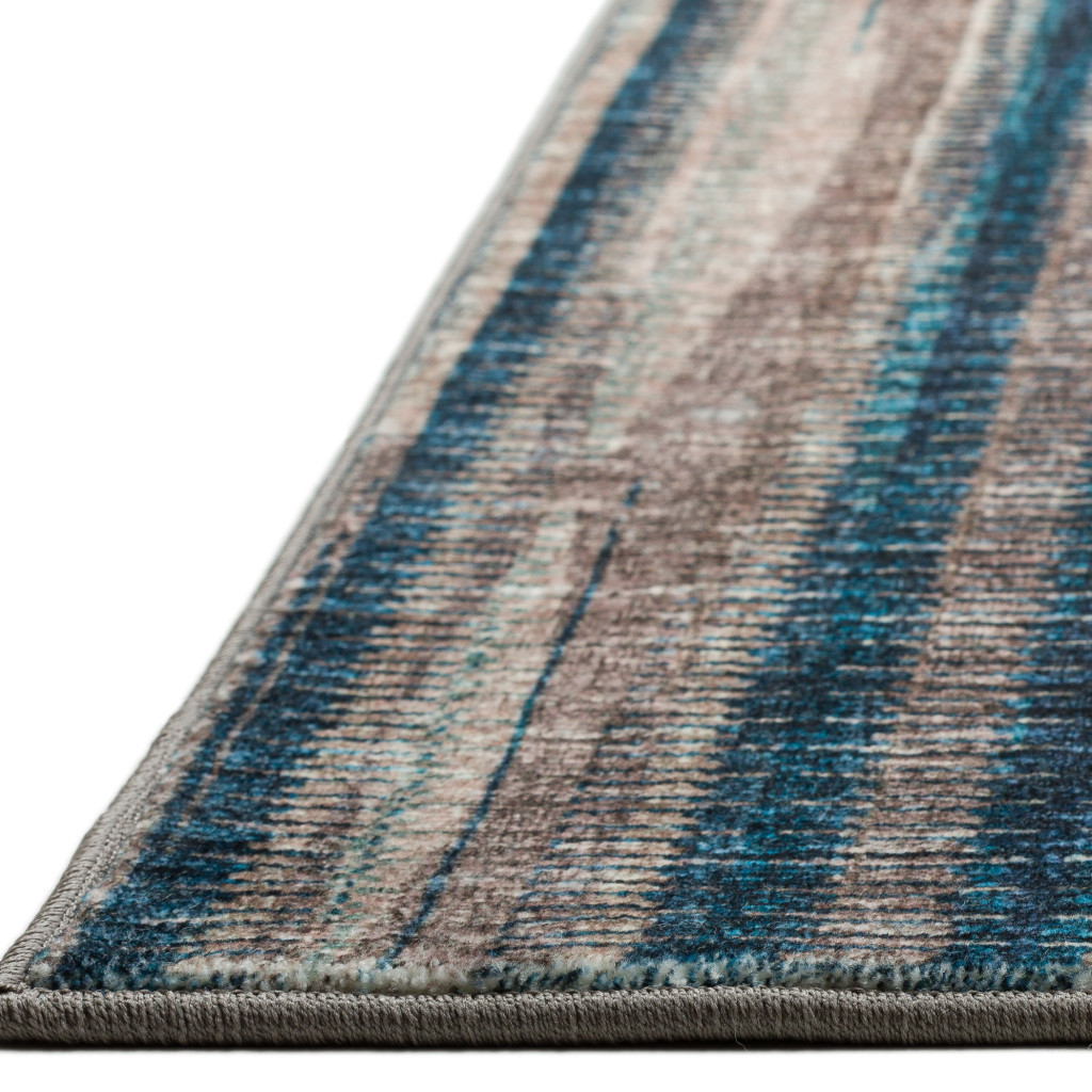 10" X 14" Brown Ombre Tufted Handmade Area Rug