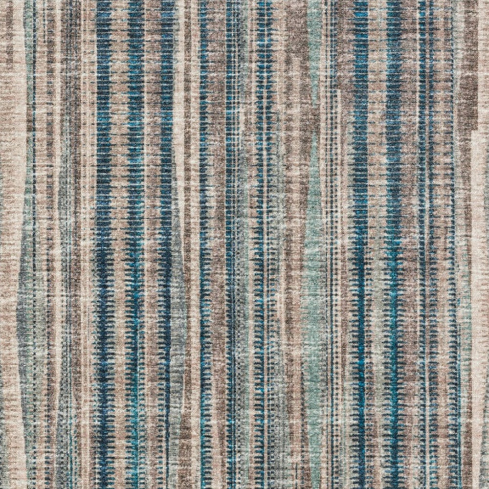 10" X 14" Brown Ombre Tufted Handmade Area Rug
