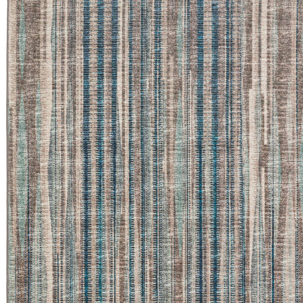 3" X 5" Brown Ombre Tufted Handmade Area Rug